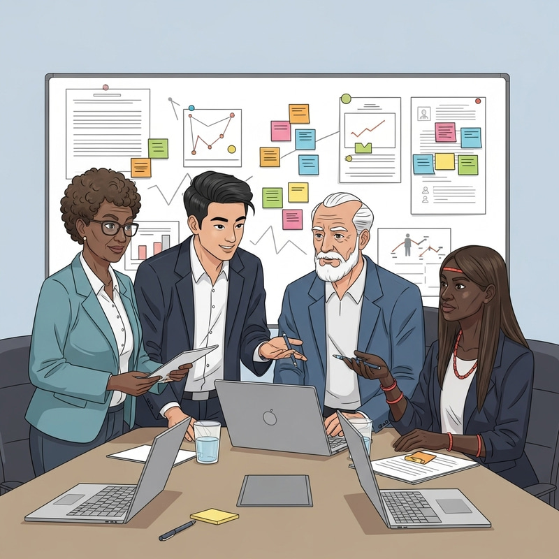 Diverse HR Team | Professional Personnel Meeting Diverse HR Team | Professional Personnel Meeting