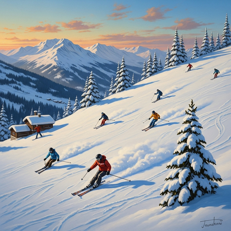 Effortless Skiing on European Snowy Slopes Effortless Skiing on European Snowy Slopes