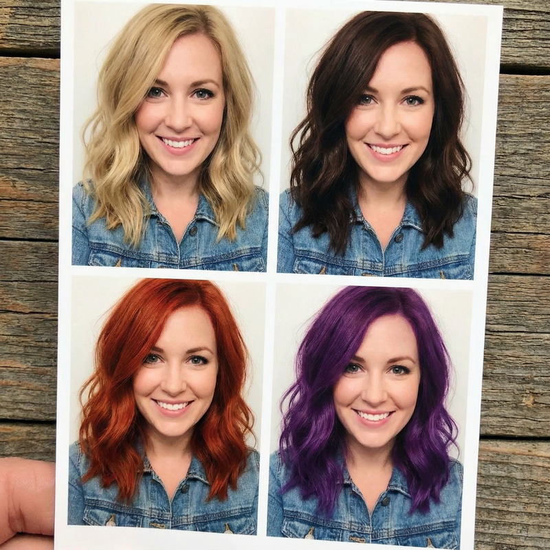 See Yourself with Different Hair Colors See Yourself with Different Hair Colors