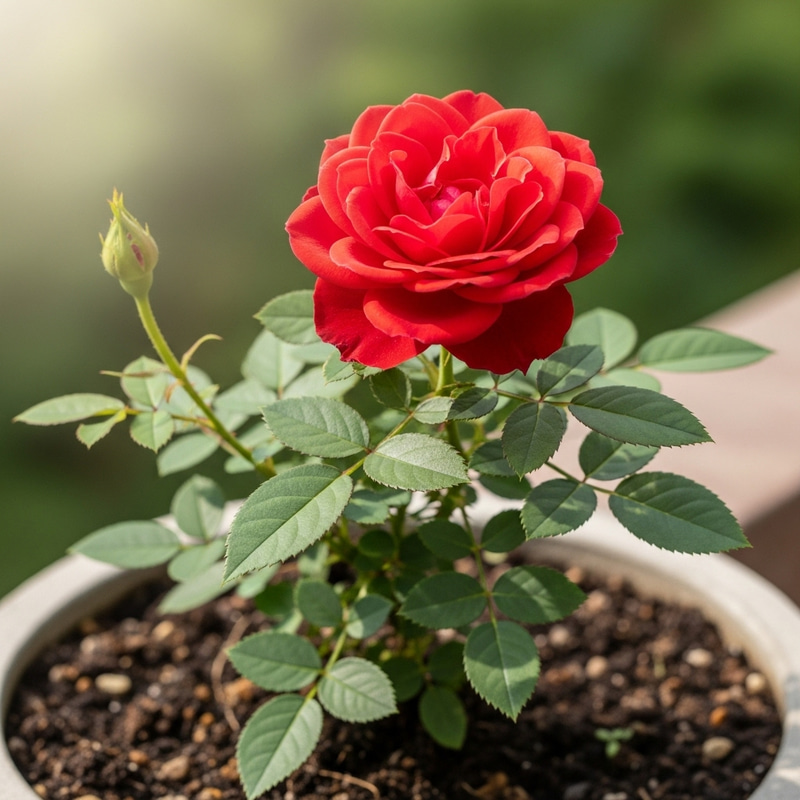 Stunning Red Rose - Captivating Floral Beauty Stunning Red Rose - Captivating Floral Beauty