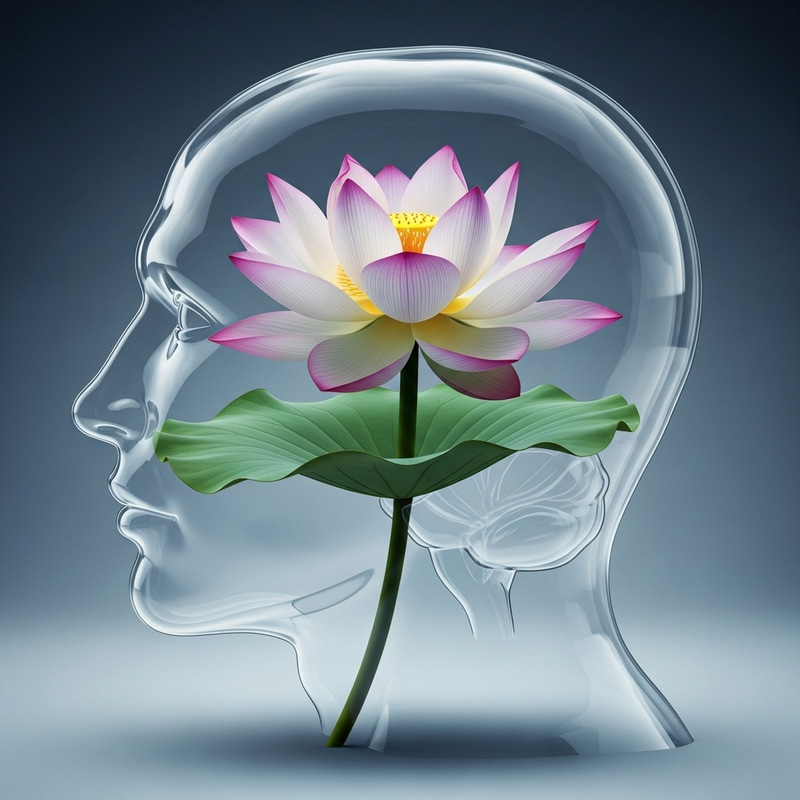 Mind with a Lotus Flower: A Surreal Journey