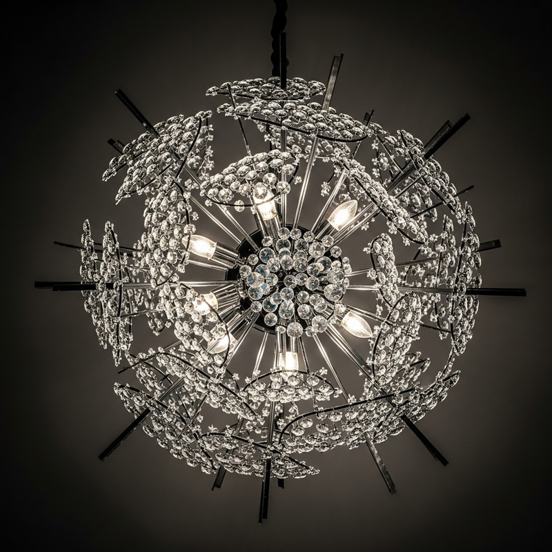 Abstract Sparkling Chandelier | New Shapes & Patterns