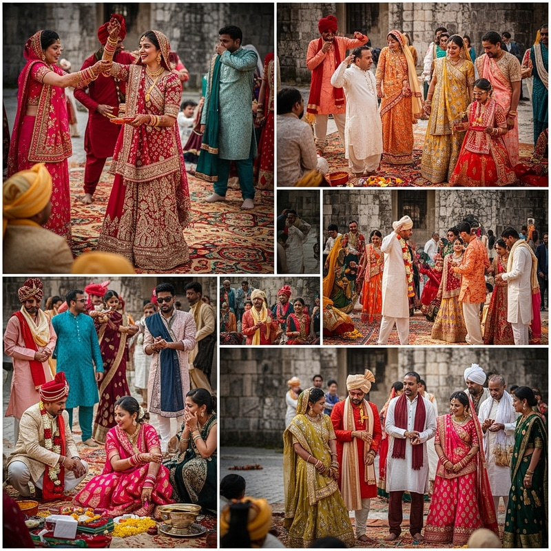 Vibrant Indian Wedding Photography | Rich Colors & Lively Moments Vibrant Indian Wedding Photography | Rich Colors & Lively Moments