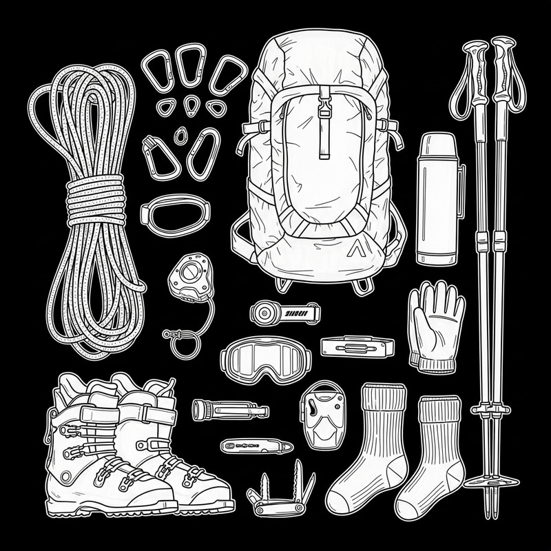 Backcountry Ski Gear | Backpack, Boots, Rope & Accessories Backcountry Ski Gear | Backpack, Boots, Rope & Accessories