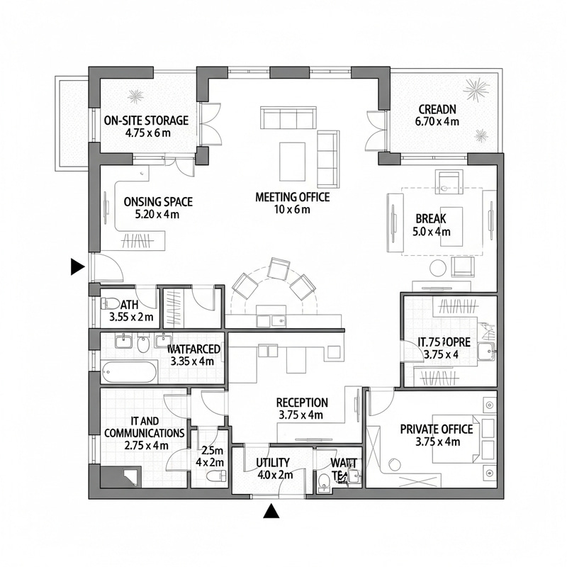 Detailed Floor Plan with Room Dimensions Detailed Floor Plan with Room Dimensions