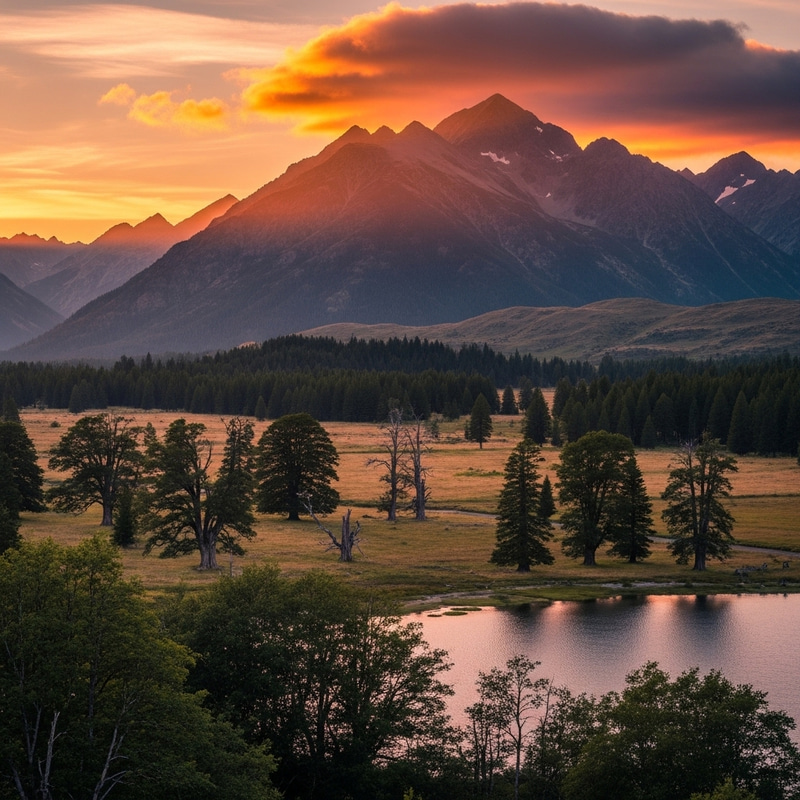 Serene Mountain Landscapes for Tranquil Souls Serene Mountain Landscapes for Tranquil Souls