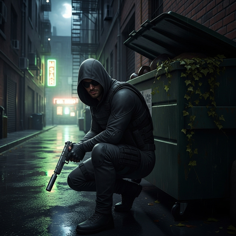 Hidden Assassin in the Shadows Hidden Assassin in the Shadows