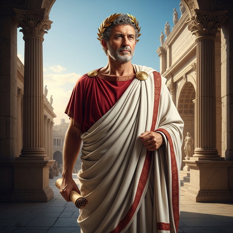 Marco Aurelio Roman Emperor Portrait | Wisdom & Power Marco Aurelio Roman Emperor Portrait | Wisdom & Power