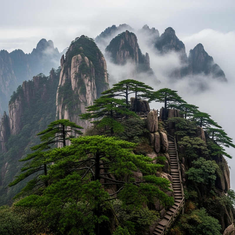 Explore the Majestic Huangshan Yellow Mountain Views