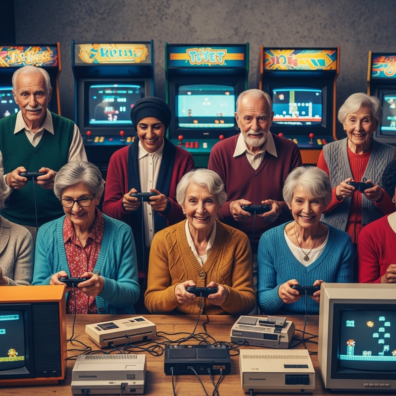 Aging Gamers Embracing 8-Bit Style Fun Aging Gamers Embracing 8-Bit Style Fun
