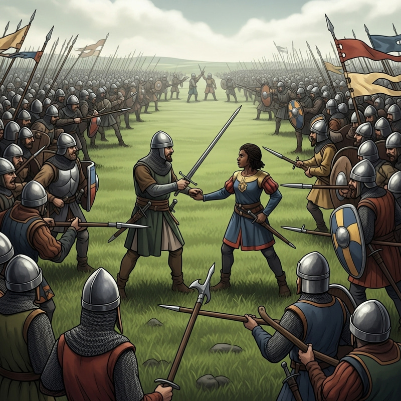 The Battle of Knockdoe: A Fierce Medieval Clash The Battle of Knockdoe: A Fierce Medieval Clash