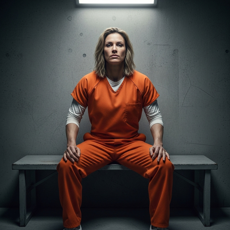 Lexi Chaplin Prison Image: Stoic Defiance Lookalike Lexi Chaplin Prison Image: Stoic Defiance Lookalike