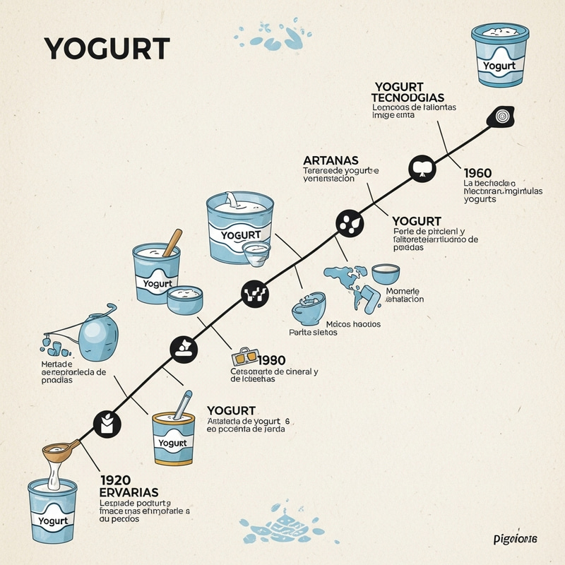 History of Yogurt: A Decorative Timeline