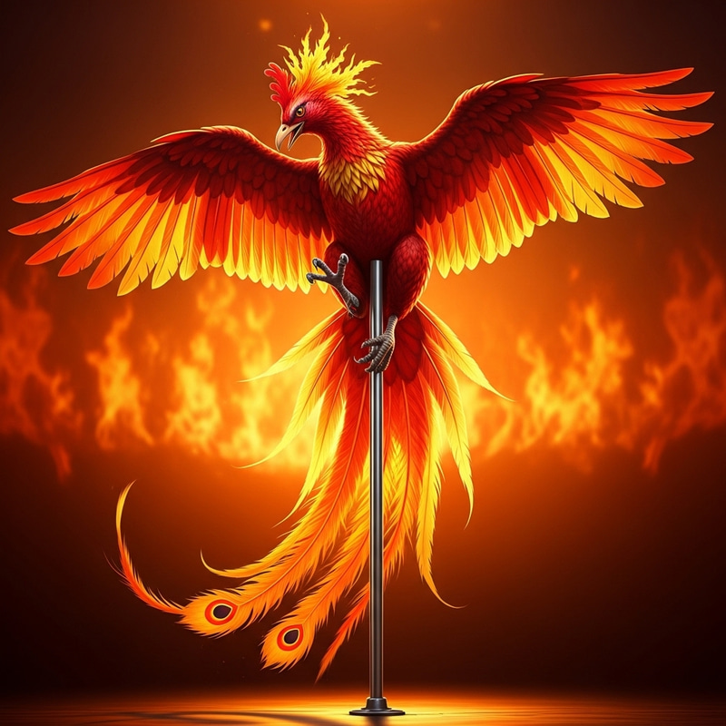 Rising Phoenix Pole Dance Spectacle Rising Phoenix Pole Dance Spectacle