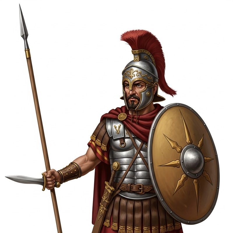 Carthaginian Soldier in Military Gear: Second Punic War Era
