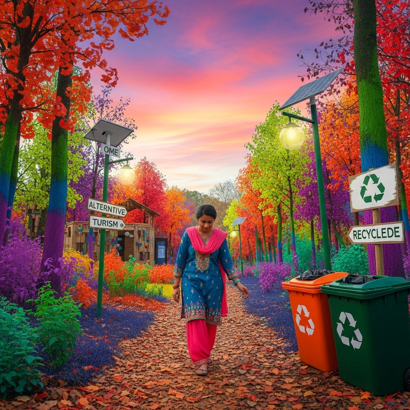 Vibrant Colors in Alternative Tourism Experience