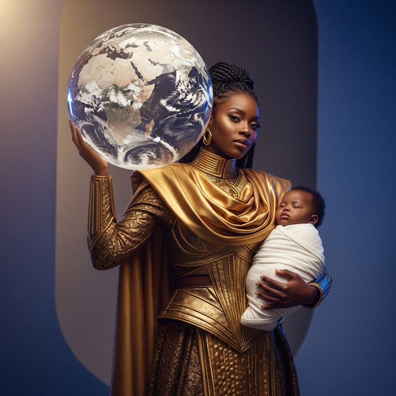 Empowered Black Queen Balancing Motherhood and the World Empowered Black Queen Balancing Motherhood and the World