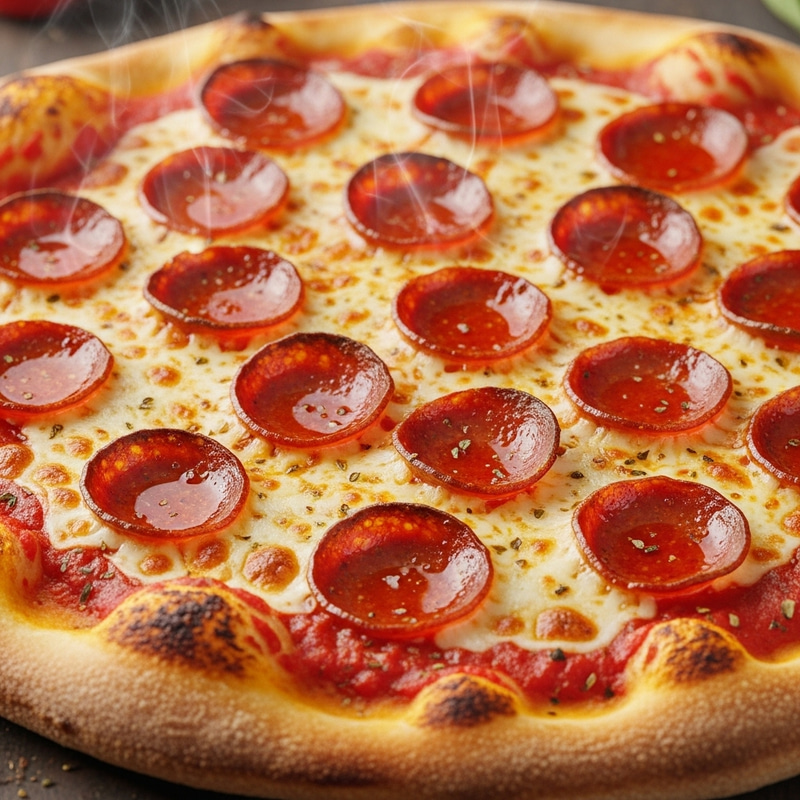 Realistic Pepperoni Pizza | Delicious Crust, Melting Cheese
