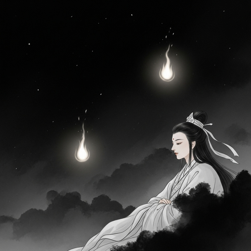 Celestial Flames: A Fusion of Traditions in Art