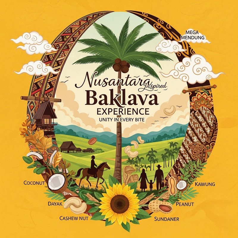 Baklava of Harmony: Culinary Collaboration in Nusantara