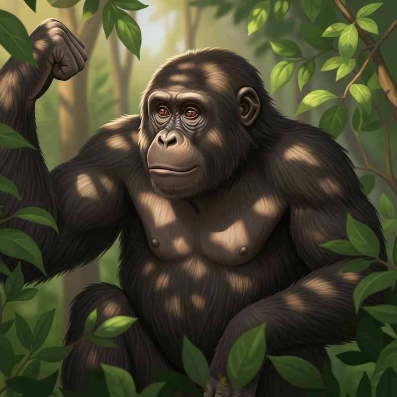 Majestic Ape in Natural Habitat | Wildlife Photography Majestic Ape in Natural Habitat | Wildlife Photography