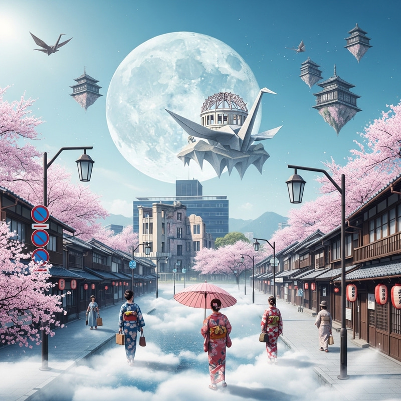 Surreal Hiroshima: Enchanting Cityscape & Cultural Oddity Surreal Hiroshima: Enchanting Cityscape & Cultural Oddity