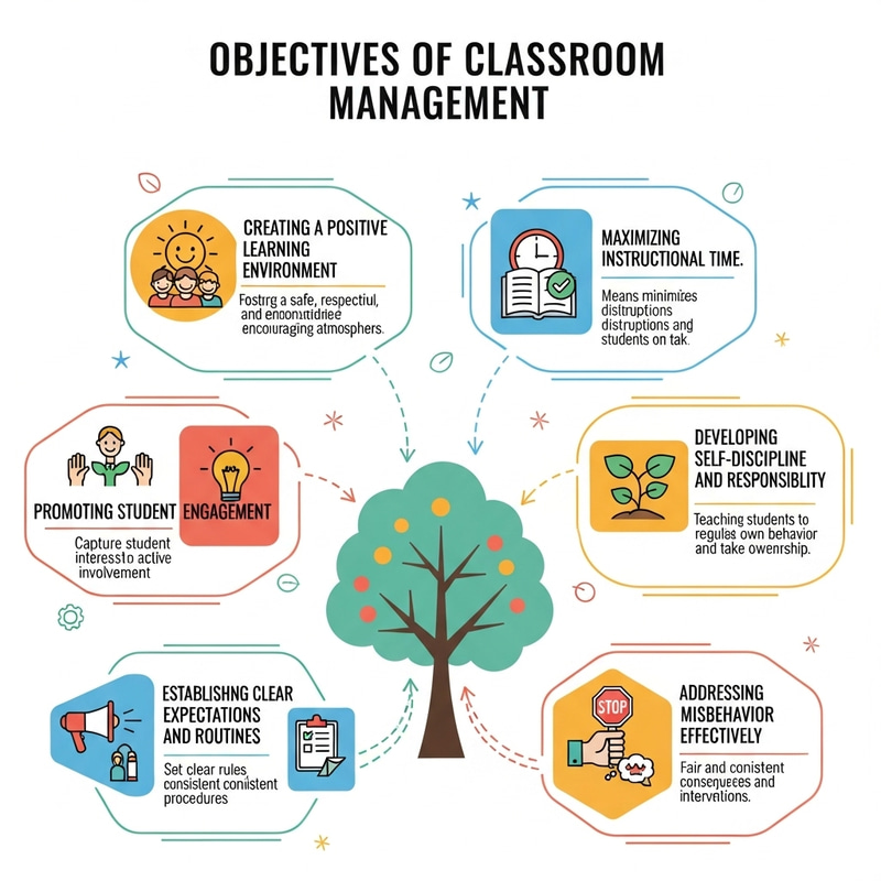 Classroom Management Goals Infographic Classroom Management Goals Infographic