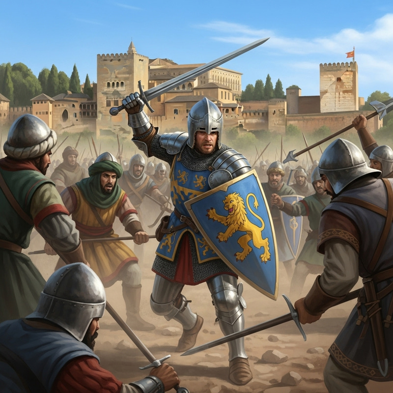 Battle of Granada: Fernando Fighting in Medieval Warfare Battle of Granada: Fernando Fighting in Medieval Warfare