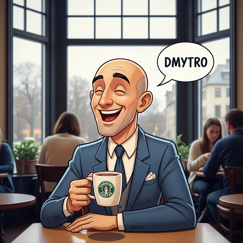 3D Cartoon of Dmytro: A Stylish Ukrainian Man 3D Cartoon of Dmytro: A Stylish Ukrainian Man