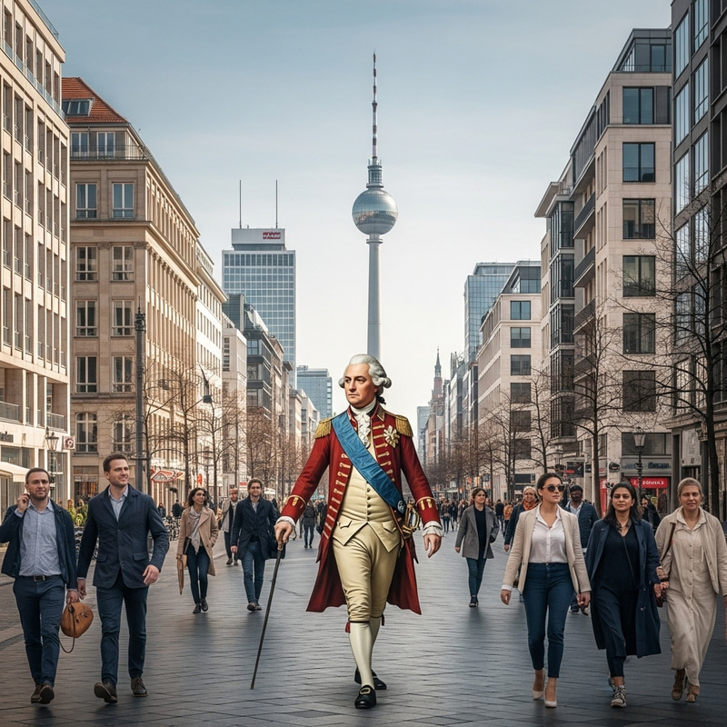 Imagining Berlin Today with Frederick the Great | Modern & Historical Fusion Imagining Berlin Today with Frederick the Great | Modern & Historical Fusion
