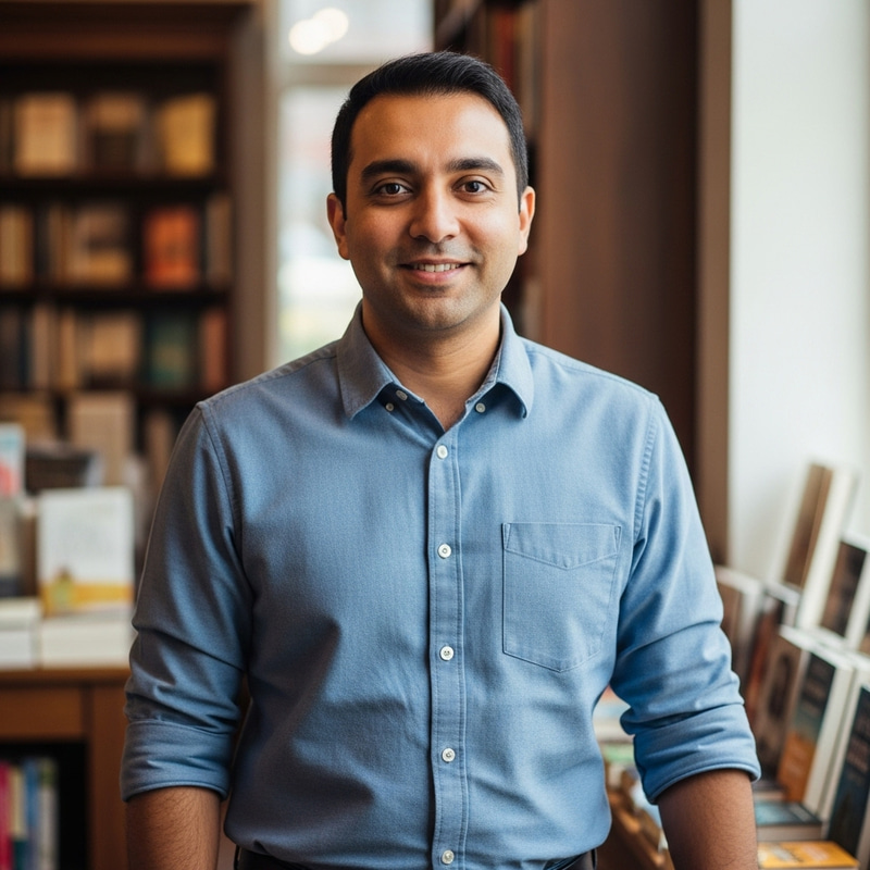 Sandeep - Stylish South Asian Man with Kind Eyes Sandeep - Stylish South Asian Man with Kind Eyes