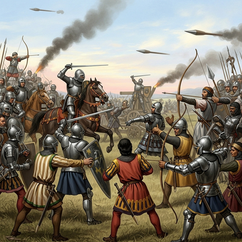 Epic Medieval Battle: A Fight for Honor