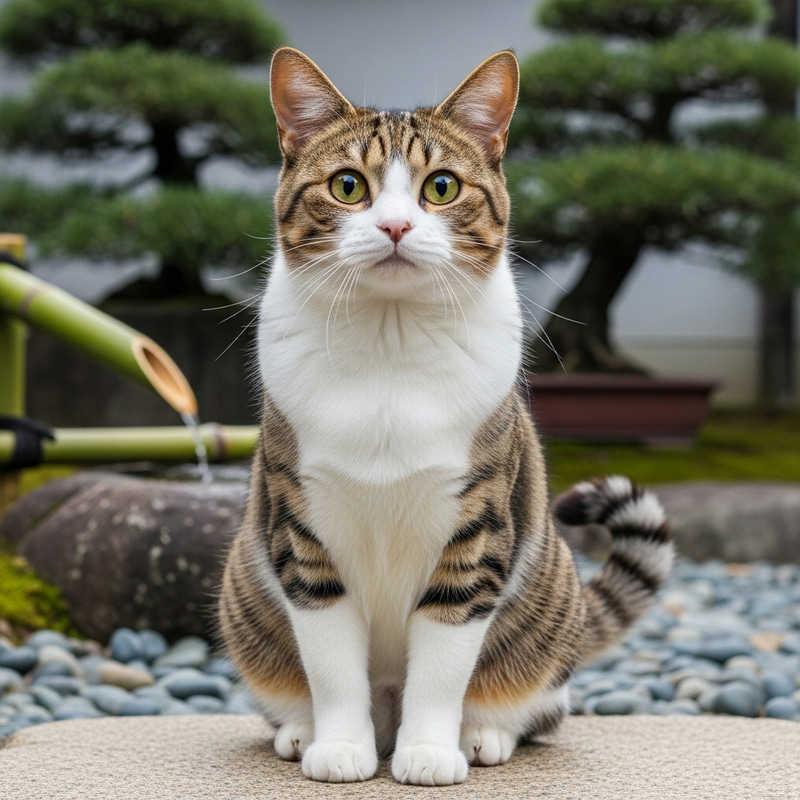 Big & Charming Japanese Bobtail Cat | Unique Features