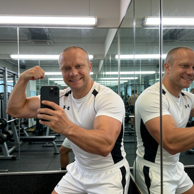 Inspiring Gym Mirror Selfie for Fitness Progress Inspiring Gym Mirror Selfie for Fitness Progress