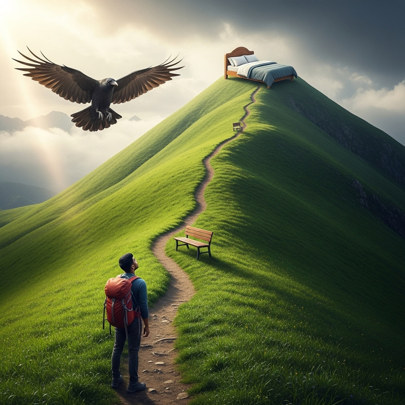 Epic Mountain Hike: Dreams in Nature's Canvas