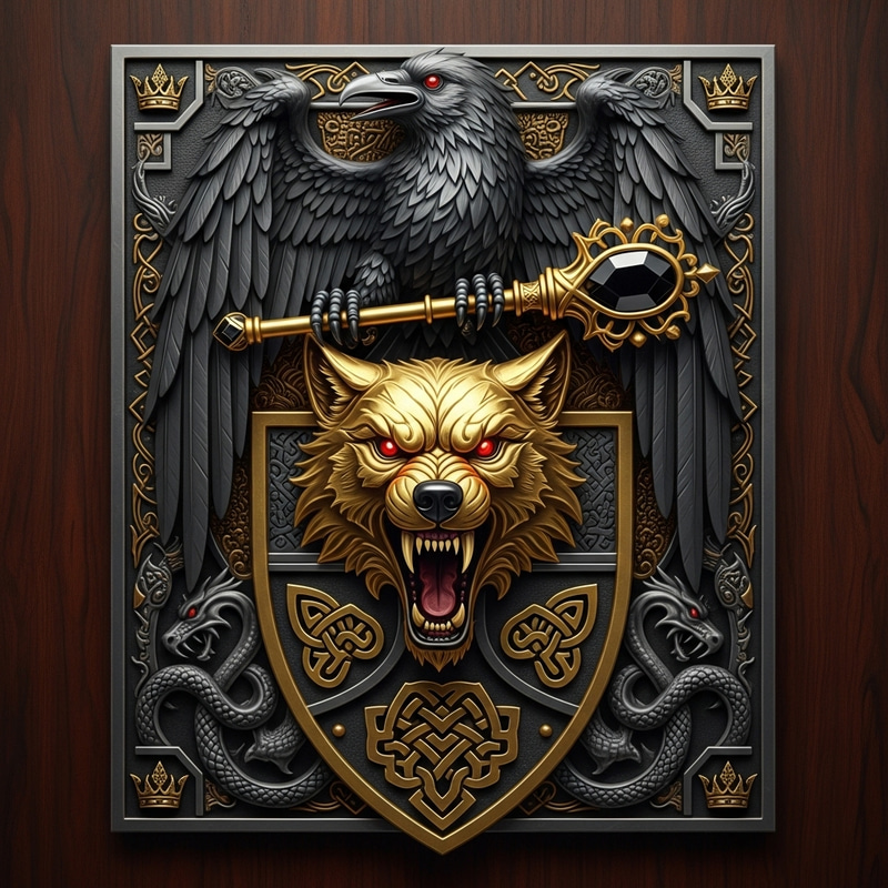Nevosken Family Emblem - Nordic Inspired Luxury and Power