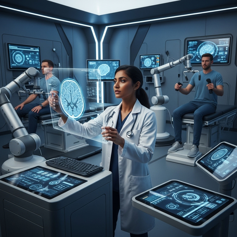 Futuristic Neurorehabilitation: High-Tech Clinical Setting Futuristic Neurorehabilitation: High-Tech Clinical Setting