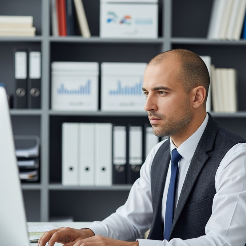 Gunnar Grude Ueland Working in Office Environment Gunnar Grude Ueland Working in Office Environment