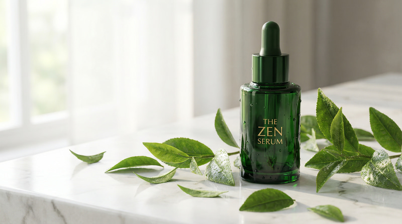Luxury Green Tea Facial Serum - Premium Skincare