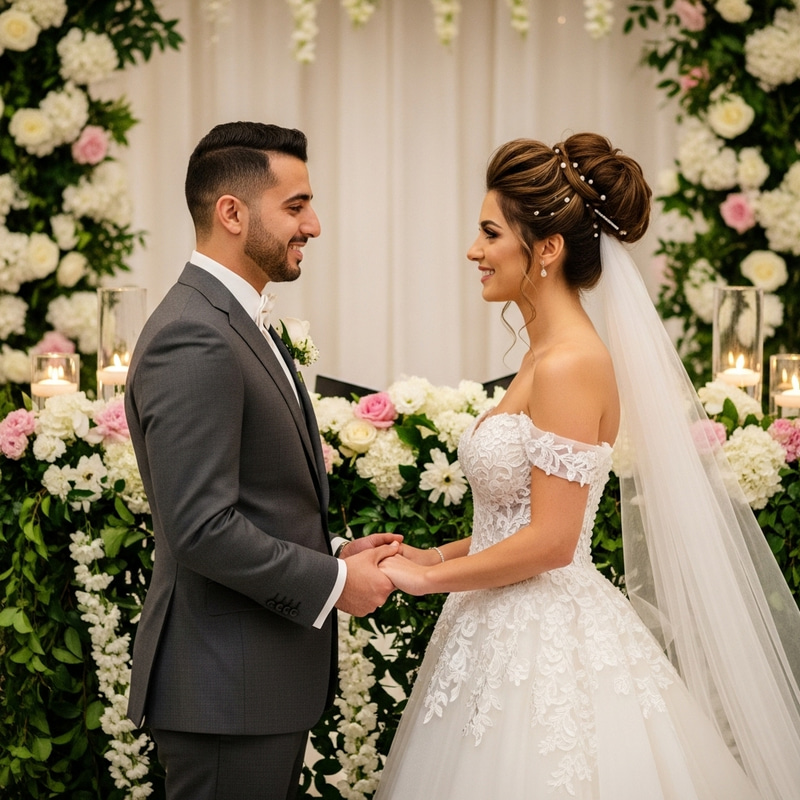 Ikram and Ayoub Beautiful Wedding Ceremony Ikram and Ayoub Beautiful Wedding Ceremony