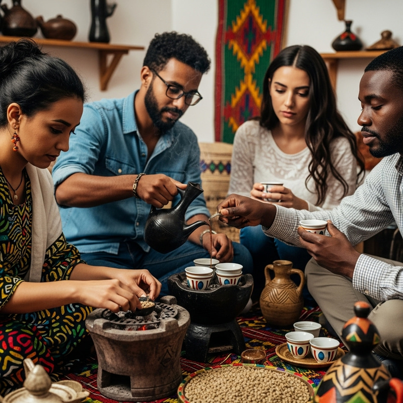 Ethiopian Coffee Ceremony: Cultural Communal Experience Ethiopian Coffee Ceremony: Cultural Communal Experience