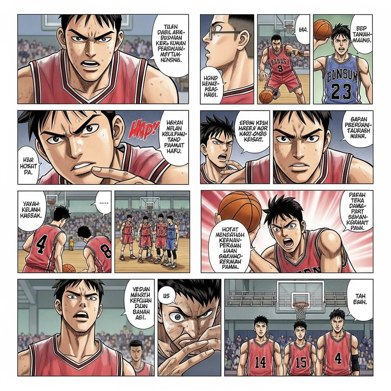 Energetic Basketball Comic Story | Spirited Play & Friendships Growth Energetic Basketball Comic Story | Spirited Play & Friendships Growth
