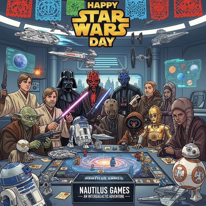 Happy Star Wars Day with Nautilus Games Celebration Happy Star Wars Day with Nautilus Games Celebration