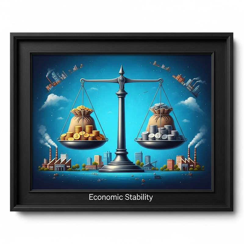 Economic Stability Through Abstract Art Economic Stability Through Abstract Art