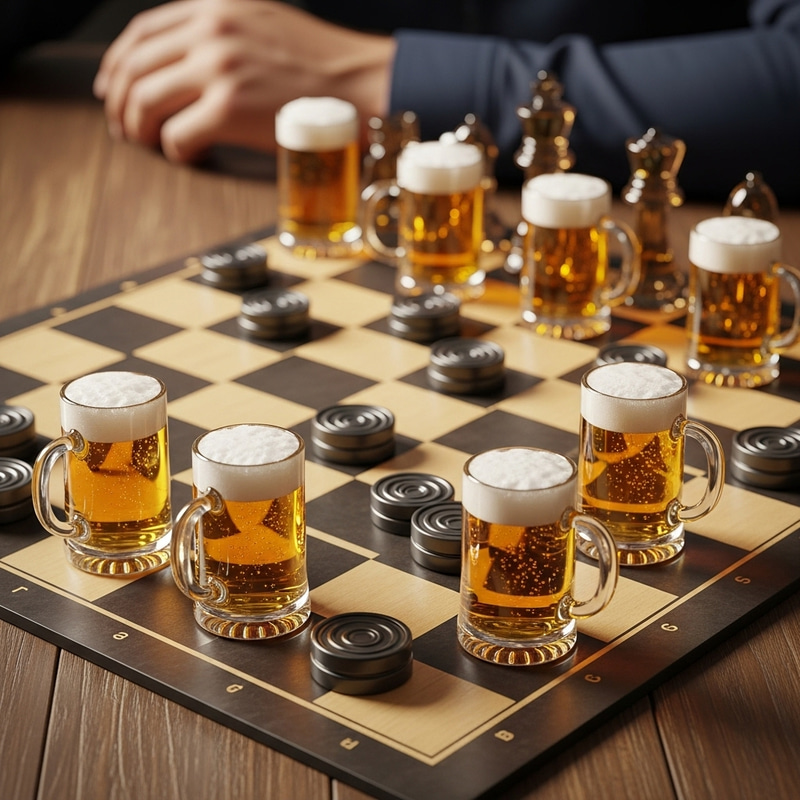 Beer Checker Game: An Exciting Twist for Game Nights Beer Checker Game: An Exciting Twist for Game Nights