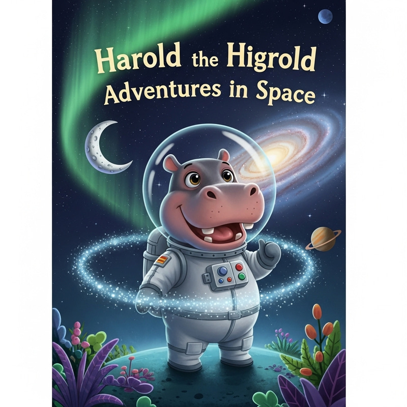 Harold the Hippo's Space Adventures - Inspiring Bedtime Story Harold the Hippo's Space Adventures - Inspiring Bedtime Story