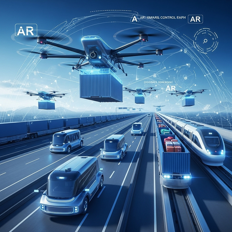 Futuristic Freight Transportation - High-Tech Cargo Delivery