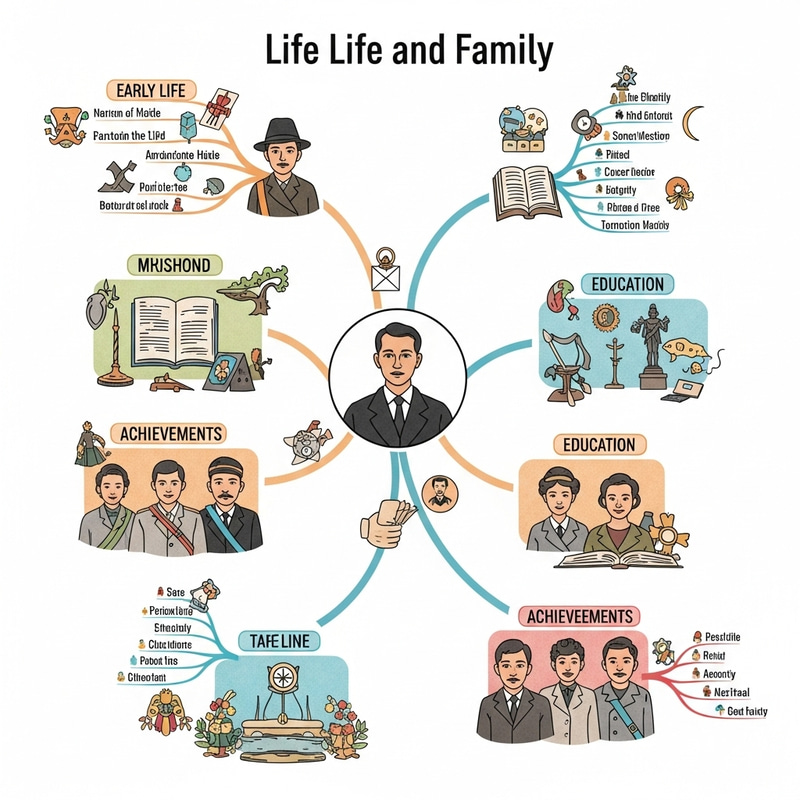Jose Rizal's Life: Mind Map of a Notable 19th Century Figure Jose Rizal's Life: Mind Map of a Notable 19th Century Figure