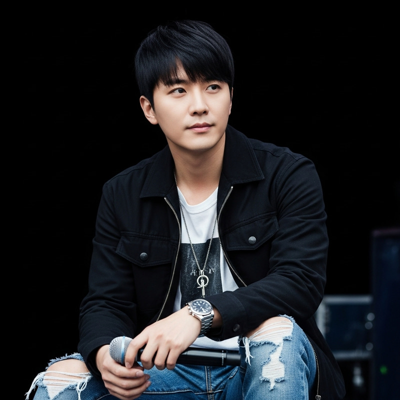 Suga de BTS: East Asian Musician in Casual Attire Suga de BTS: East Asian Musician in Casual Attire