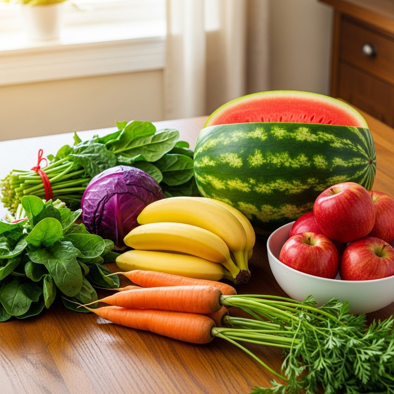 Vibrant Colors of Healthy Eating Showcase - Colorful Fruits & Vegetables Vibrant Colors of Healthy Eating Showcase - Colorful Fruits & Vegetables